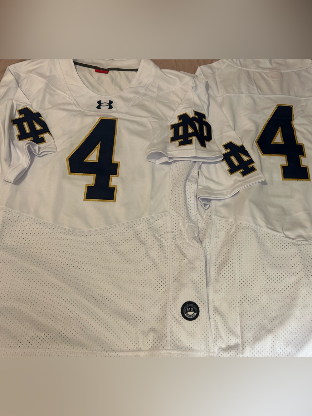 Under Armour NOTRE DAME JEREMIYAH LOVE Men's JERSEY Sz M,L,XL 2XL New